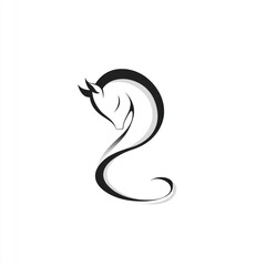 Elegant horse silhouette (1)