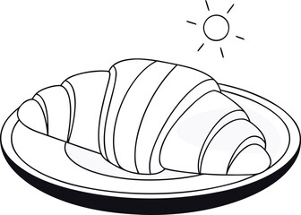 Celebrate national croissant day with a deliciously designed graphic featuring baked pastries and festive typography for january thirtieth celebrations