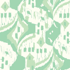 Ethnic abstract ikat art. Seamless pattern in tribal, folk embroidery, and Mexican style. Aztec geometric art ornament print.Design for carpet, wallpaper, clothing, wrapping, fabric, cover, textile