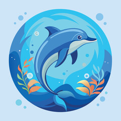 Obraz premium Abstract geometric pattern with vibrant color accents