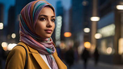 Modern Muslim Fashion in the City