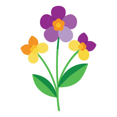 Naklejka premium Abstract geometric pattern with vibrant color accents