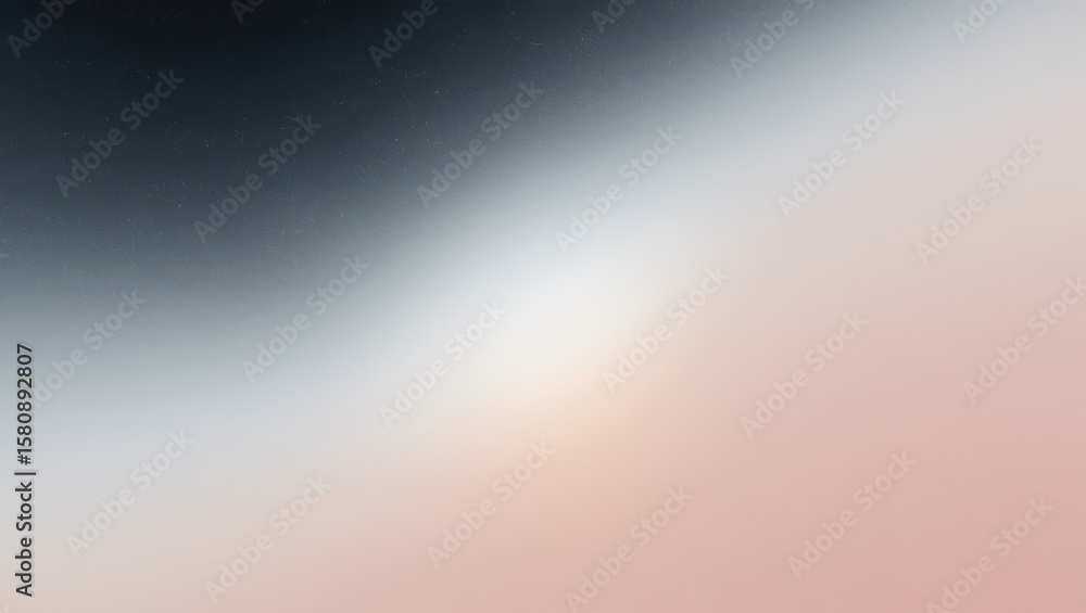 Poster a soft gradient of dark gray to white to light peach creating a blurred and blended background effec