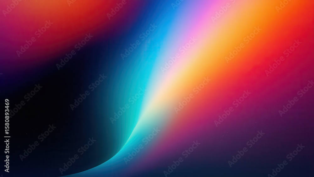 Poster abstract gradient background with a blend of vibrant colors creating a smooth transition effect