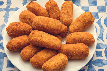 Neapolitan Potatoes Fried Croquette Crocchè