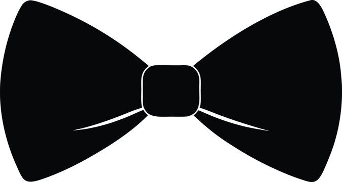 black bow tie on white background clip art preview