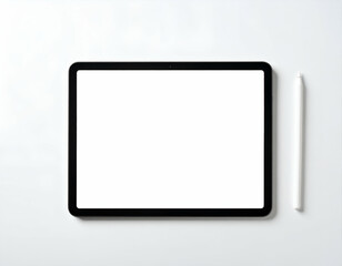 tablet pc with blank screen
