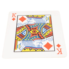 card gambling on white game luck king diamonds