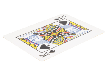 card gambling on white game luck king spades