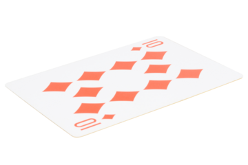 card gambling on white game luck ten diamonds