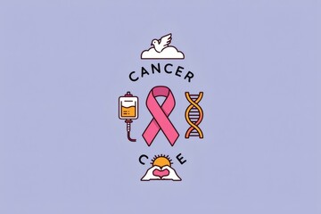 Hope and Support A Visual Metaphor for Cancer Awareness and Care