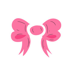 pink ribbon illustration