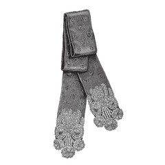 Victorian fashion line drawing women fashion accessories 