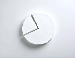 An iconic 3D illustration of a round satellite network object, a symbol of internet business design