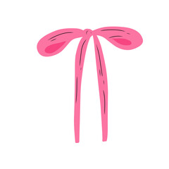 pink ribbon illustration