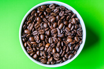 Fresh Aromatic Roasted Organic Whole Coffee Beans