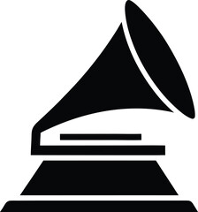 grammy award on white background.eps