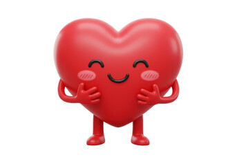 Isolated Heart Hugging Itself Love