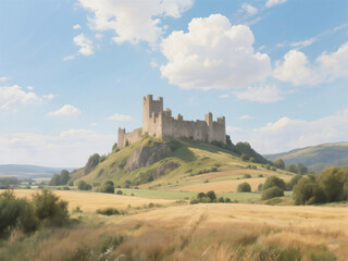 Obraz premium ruins of castle