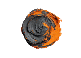 Black Orange Putty