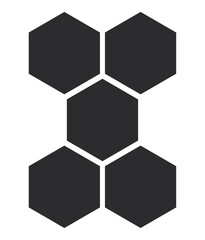 5 Empty geometric photo collage grid rectangle template shape. Modern tiles pattern mosaic for portfolio presentation. Background and photo album for wall mood board.	