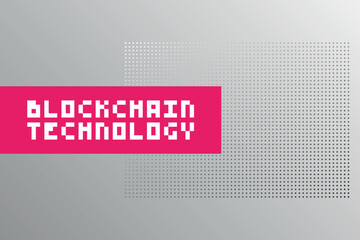 Blockchain technology. Decentralization. Vector dotted background for decentralized finance, business, finance, cryptocurrency, digital global trade, payment, exchange