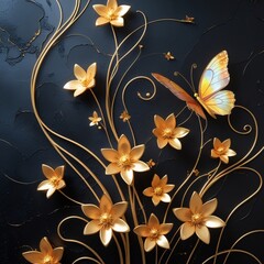 abstract floral background