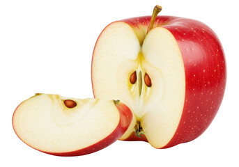 Isolated Apple Slice