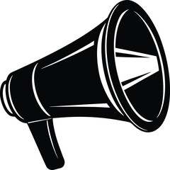 megaphone on white background.eps