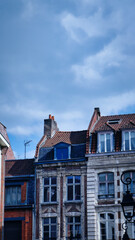 Street view of downtown in Lille, France