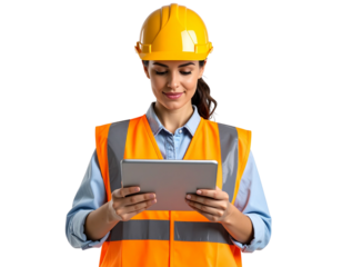 portrait of a young engineer