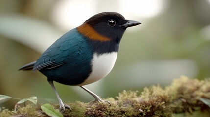 Obraz premium Beautiful Bird Portrait. Avian Wildlife. Nature.