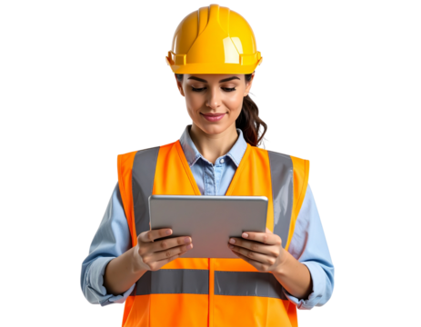 portrait of a young engineer