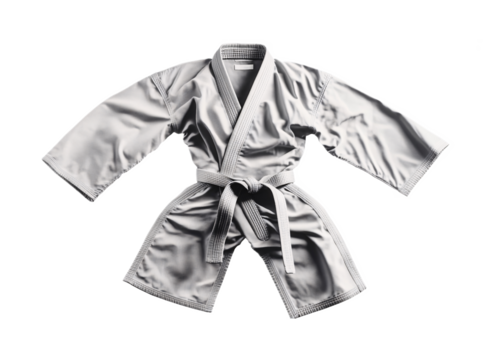 Martial Arts Gi for Training and Competition - Isolated on White Background