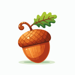 acorn vector illustration 