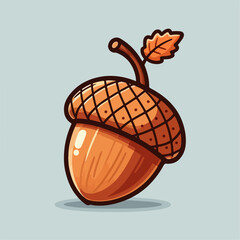acorn vector illustration  © wahyu