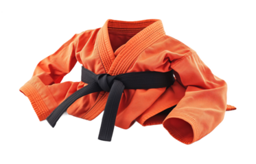 Martial Arts Gi for Training and Competition - Isolated on White Background