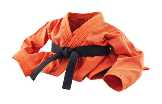 Martial Arts Gi for Training and Competition - Isolated on White Background