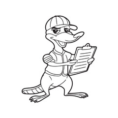 cartoon baseball player