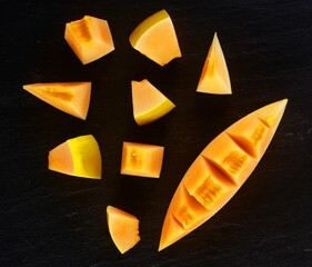 Honigmelone Gestueckelt