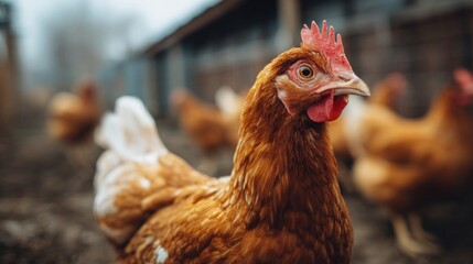 Free-range chicken