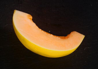 Achtel Honigmelone Seite entkernt
