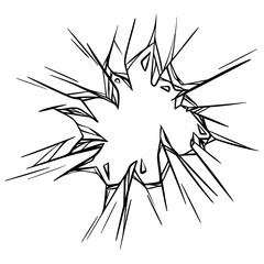 Broken glass picture is suitable as a background image. It's a vector image.	
