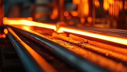Molten metal forging process