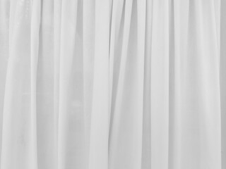 Soft white curtains background for graphic design or wallpaper.