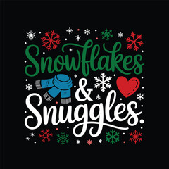 Winter Typography T-Shirt Design | Bold Seasonal Quotes & Cozy Vibes