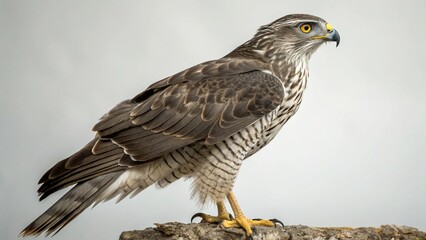 Fototapeta premium Goshawk on studio background