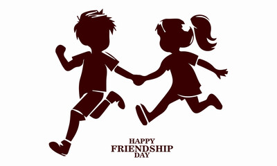 National sisters day logo icon. National sisters day vector illustration, happy friendship day vector illustration