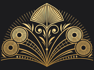 A seamless vintage floral pattern vector illustration with ornate black flower and leaf elements ideal for wallpaper, book decoration, or nature-inspired card design