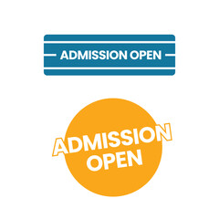 Admission open labels 